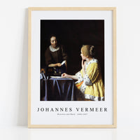 Johannes Vermeer - Mistress and Maid 1666-1667