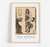 
              Paul Gauguin - Eve, from the Suite of Late Wood-Block Prints 1898-1899
            
