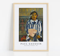 
              Paul Gauguin - Tehamana Has Many Parents or The Ancestors of Tehamana (Merahi metua no Tehamana) (1893)
            