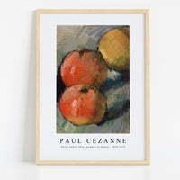 Paul Cezanne - Three Apples (Deux pommes et demie) 1878-1879