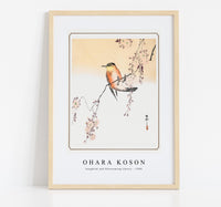 
              Ohara Koson - Songbird and Blossoming Cherry (ca. 1900) by Ohara Koson (1877–1945)
            