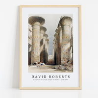 David Roberts - Great Hall at Karnak temple in Thebes-1796-1864