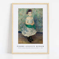 Pierre Auguste Renoir - Portrait of Jeanne Durand-Ruel (Portrait de Mlle. J.) 1876