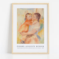 Pierre Auguste Renoir - Washerwoman and Child (La Blanchisseuse et son enfant) 1886