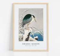 
              Ohara Koson - Heron in snow (1920 - 1930) by Ohara Koson (1877-1945)
            