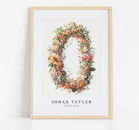 
              Johan Teyler - A flower wreath
            