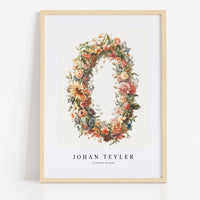 Johan Teyler - A flower wreath