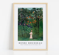 
              Henri Rousseau - Woman Walking in an Exotic Forest (Femme se promenant dans une forêt exotique) 1905
            