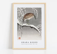 
              Ohara Koson - Heron on snowy tree branch (1925 - 1936) by Ohara Koson (1877-1945)
            