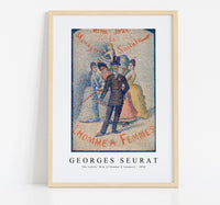 
              Georges Seurat - The Ladies' Man (L'Homme Ã femmes) 1890
            
