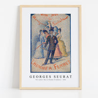 Georges Seurat - The Ladies' Man (L'Homme Ã femmes) 1890