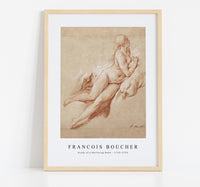 
              Francois Boucher - Study of a Reclining Nude (1732–1735)
            