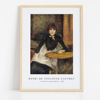 Henri De Toulouse–Lautrec - A la Bastille (Jeanne Wenz) 1888