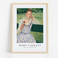 Mary Cassatt - Woman with a Red Zinnia 1891