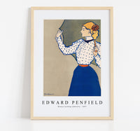 
              Edward Penfield - Woman holding umbrella 1897
            