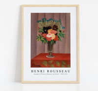 
              Henri Rousseau - Bouquet of Flowers (Bouquet de fleurs) 1909-1910
            