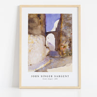 John Singer Sargent - Street, Tangier (1895)
