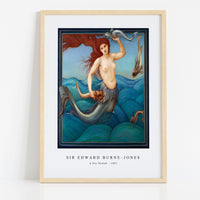Sir Edward Burne-Jones - A Sea-Nymph (1881)