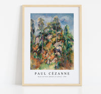 
              Paul Cezanne - Rocks and Trees (Rochers et arbres) 1904
            