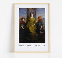 
              Abbott Handerson Thayer - Virgin Enthroned-1891
            