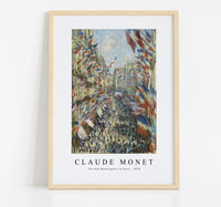 
              Claude Monet - The Rue Montorgueil in Paris 1878
            