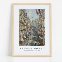 Claude Monet - The Rue Montorgueil in Paris 1878