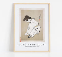 
              Goyo Hashiguchi - Woman Cutting Her Toenails 1953
            