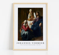 
              Johannes Vermeer - Christ in the House of Martha and Mary 1654-1656
            