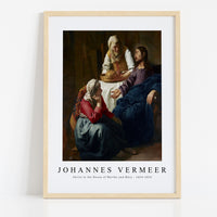 Johannes Vermeer - Christ in the House of Martha and Mary 1654-1656