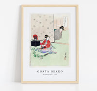
              Ogata Gekko - Wrapping a gift (1896)
            