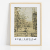Henri Rousseau - River and Park Landscape 1885-1890