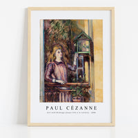 Paul Cezanne - Girl with Birdcage (Jeune fille à la volière) 1888