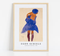 
              Egon Schiele - Standing Girl, Back View 1908
            