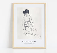 
              Paul Signac - Seated Nude Woman (1906)
            