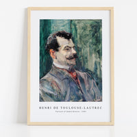 Henri De Toulouse–Lautrec - Portrait of André Rivoire 1901