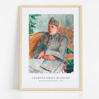 Jacques Emile Blanche - Portrait de Françis Poulenc (1920)