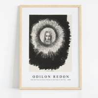Odilon Redon - And the Face of Christ Shone in the Disk of the Sun 1888