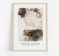 
              Edgar Degas - Sheet of Studies and Sketches 1858
            