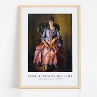 George Wesley Bellows - Emma in a Purple Dress 1920-1923