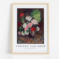 Vincent Van Gogh-Vase with Carnations 1886