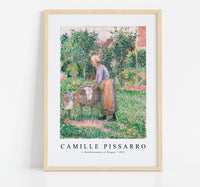 
              Camille Pissarro - A Washerwoman at Éragny 1893
            
