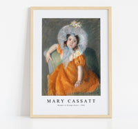 
              Mary Cassatt - Margot in Orange Dress 1902
            