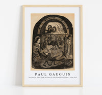 
              Paul Gauguin - The God (Te atua), from the Suite of Late Wood-Block Prints 1898-1899
            