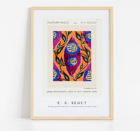 
              E.A.Seguy - Flower pochoir pattern in Art Nouveau oriental style
            