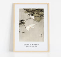 
              Ohara Koson - Birds in rain (1900 - 1936) by Ohara Koson(1877-1945)
            