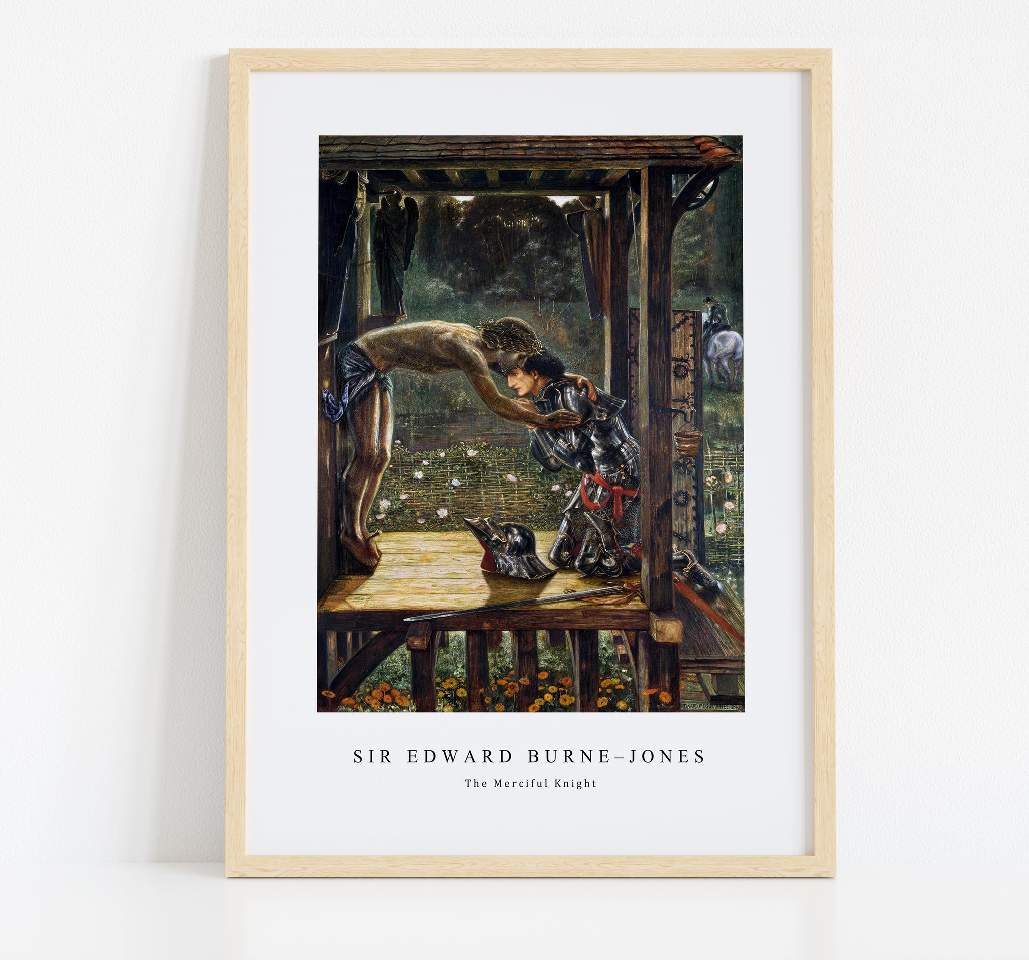 Knight Edward Burne Jones The Merciful Knight. From The Portfolio: The