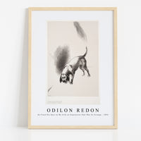 Odilon Redon - He Fixed His Eyes on Me with an Expression That Was So Strange 1896