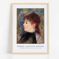 Pierre Auguste Renoir - Young Woman with Rose (Jeune fille Ã la rose) 1877