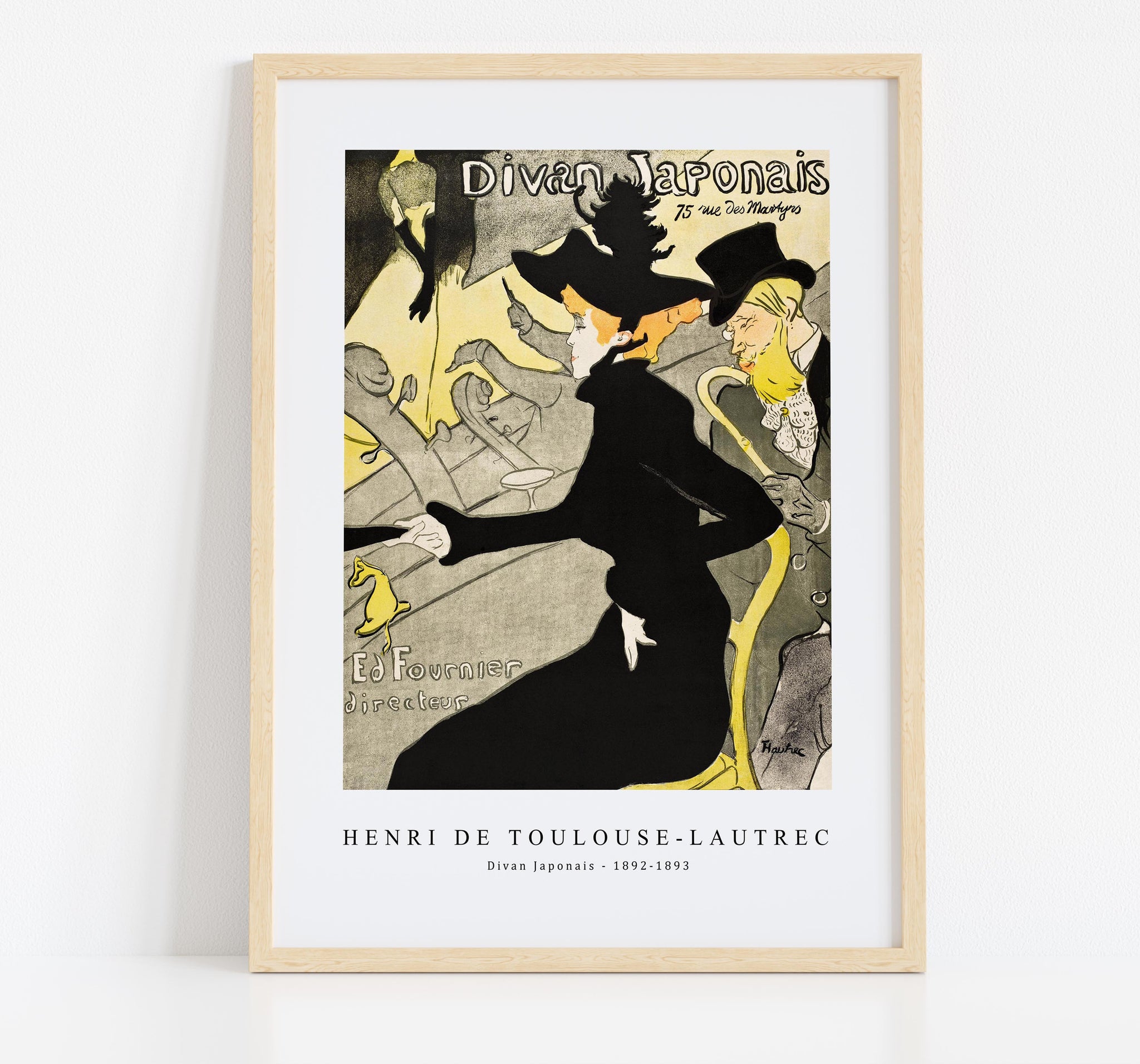 Henri De Toulouse–Lautrec - Divan Japonais 1892-1893| MPCANVAS