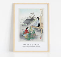 
              Ogata Gekko - Caring for the Chrysanthemums (1887–1896)
            